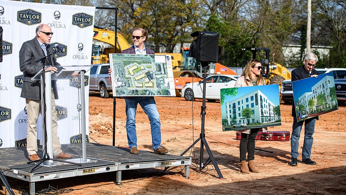 The taylor groundbreaking ceremony