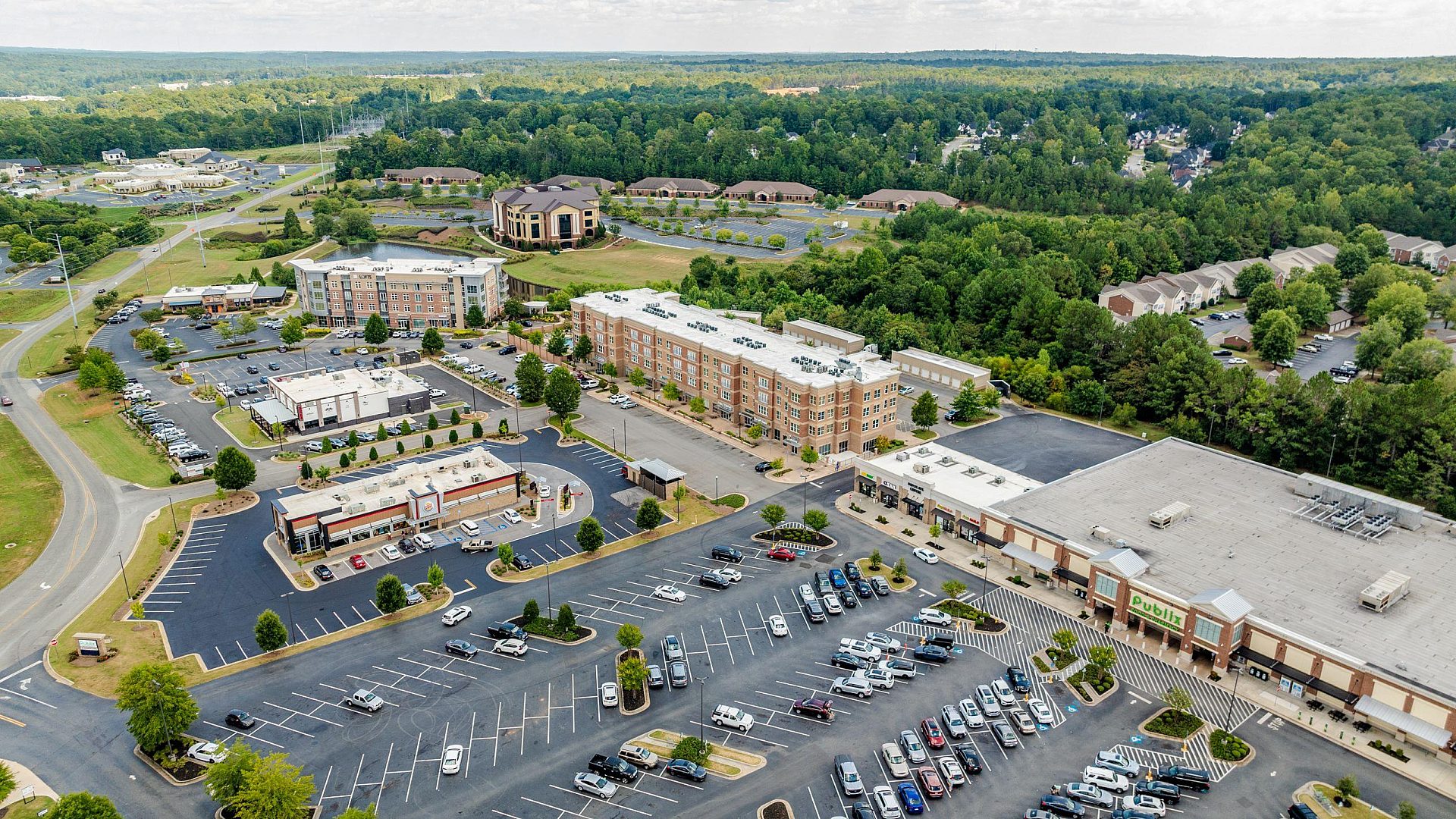 Lofts at Bass commercial spaces overhead